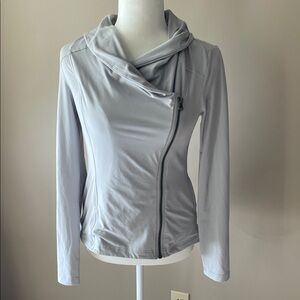 Columbia Omni-Wick Gray Asymmetrical Zip Jacket Women XS